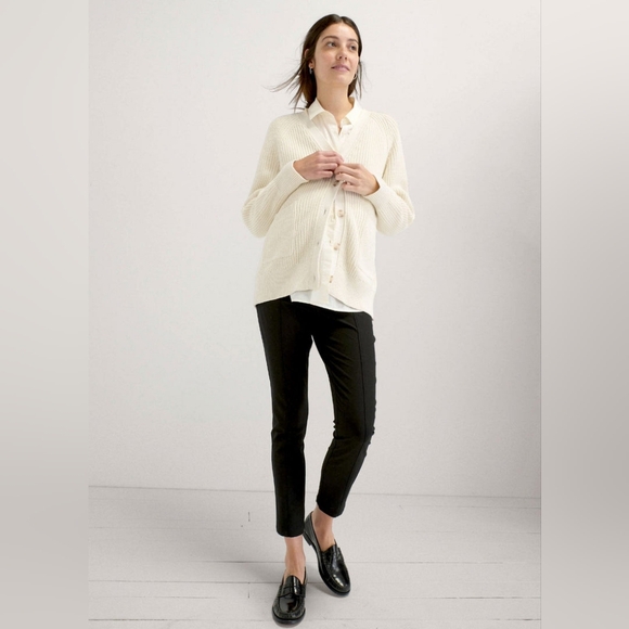 NWOT Hatch the Marlow 100% cotton maternity cardigan in ivory, 0 - Picture 6 of 14